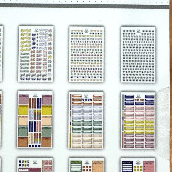 Agenda 52 Sticker Book Budget Foiled 2288 Pieces Planner Expenses Budgeting - Picture 4 of 16